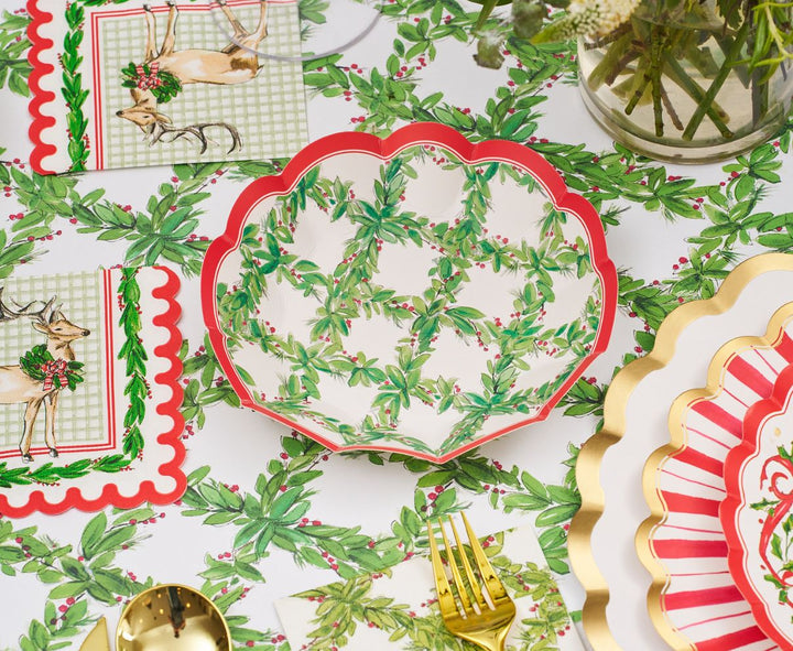 Holly Berry Table Setting