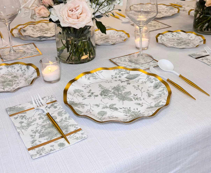 Timeless Table Setting: Sage