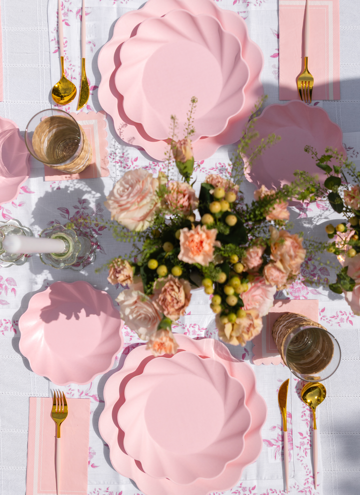 Eco-Friendly Table Setting- Blush