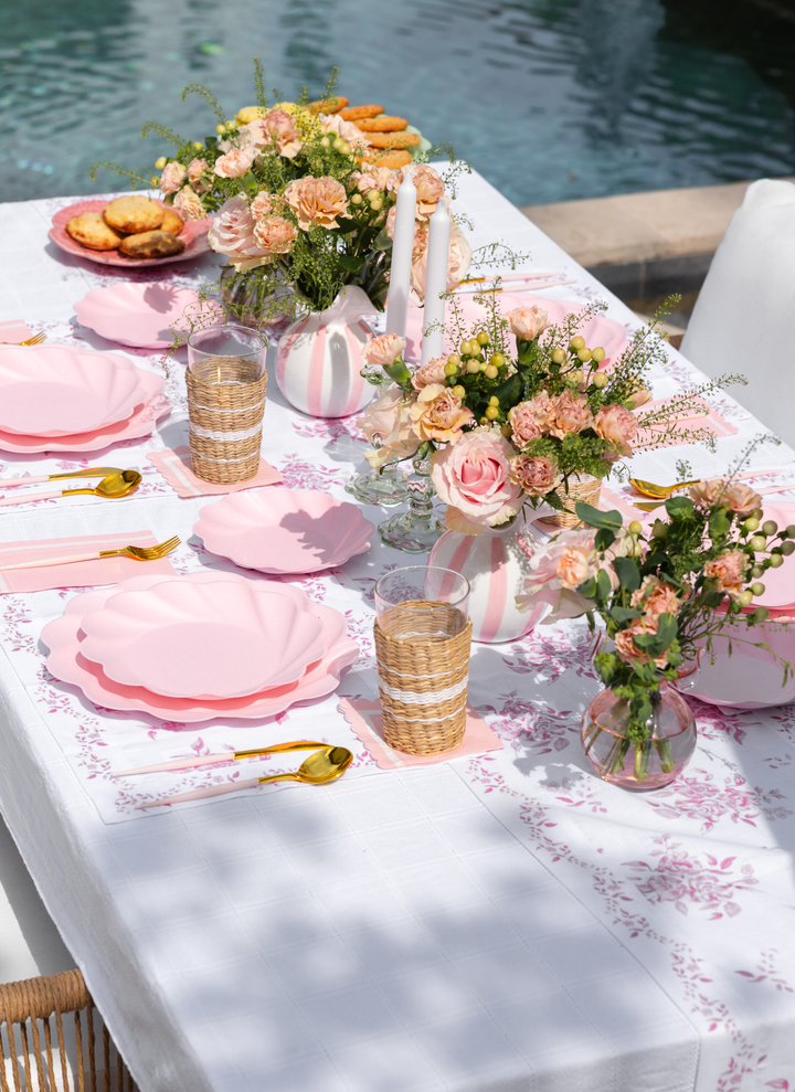 Eco-Friendly Table Setting- Blush