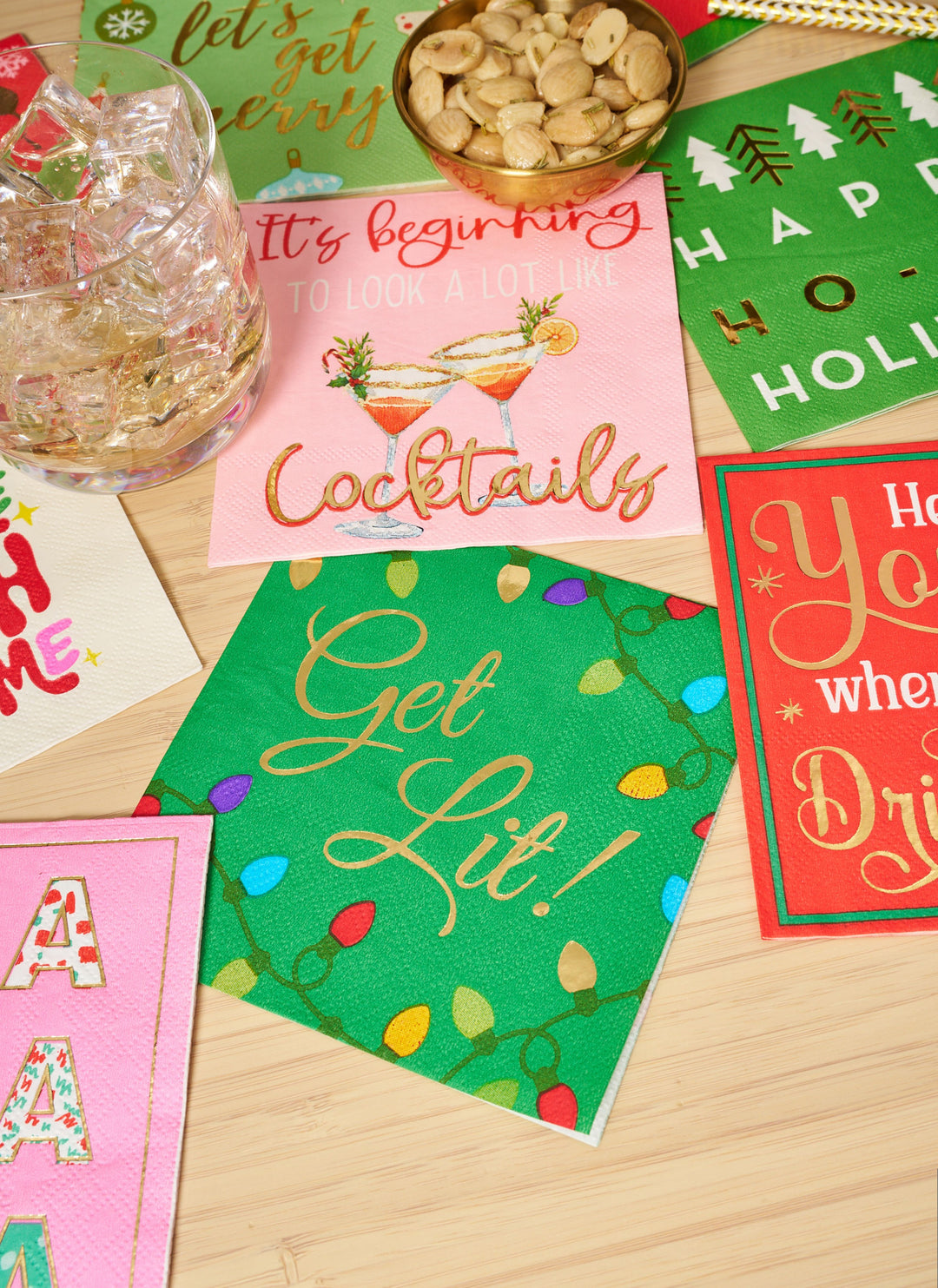 'Get Lit!' Cocktail Napkins/26pk