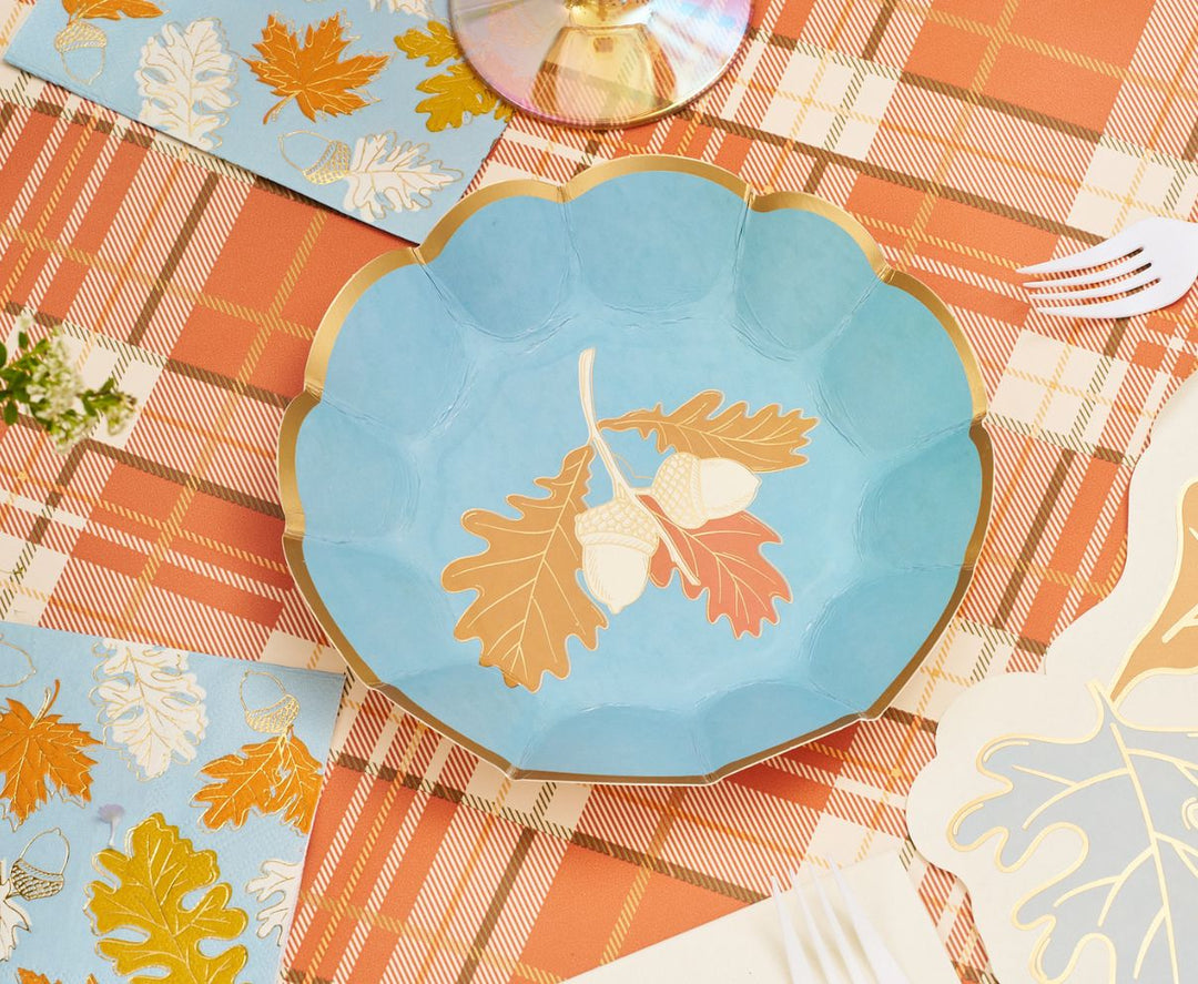 Gilded Harvest Table Setting