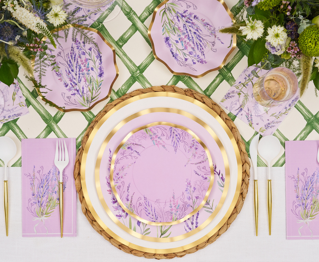 Lavender Fields Salad Plates/8pk
