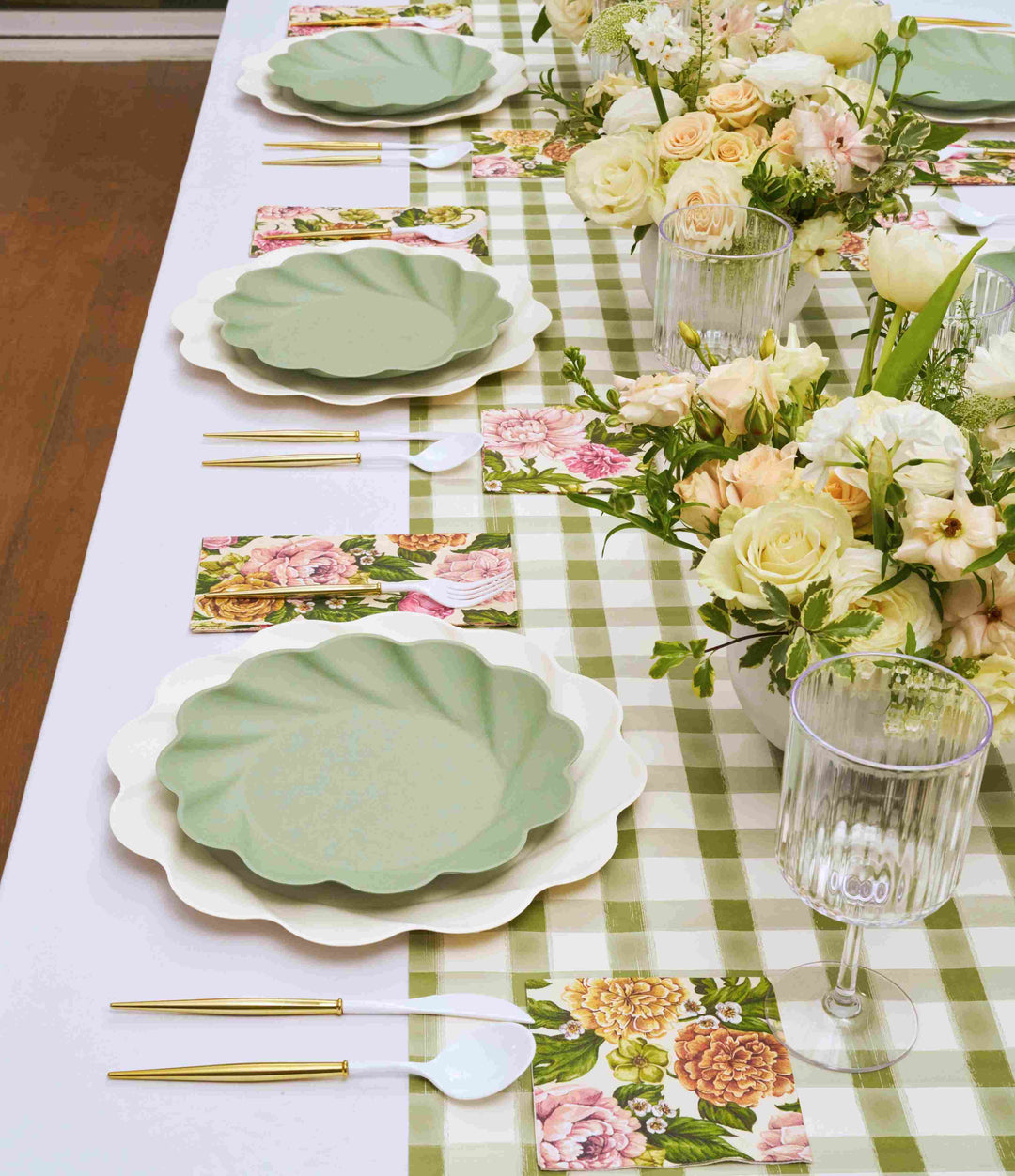 Garden Rose Table Setting