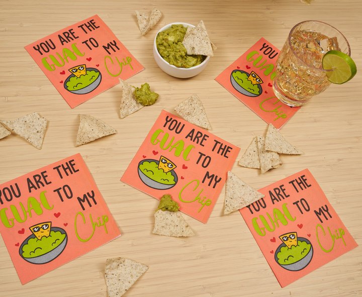 You are the GUAC to my Chip Cocktail Napkins /26pk