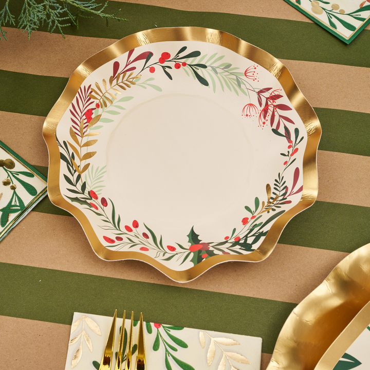 Christmas Forest Table Setting