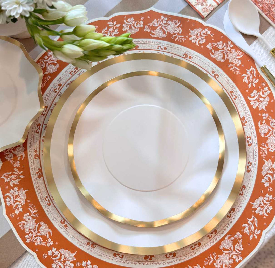 Pumpkin Garden Table Setting