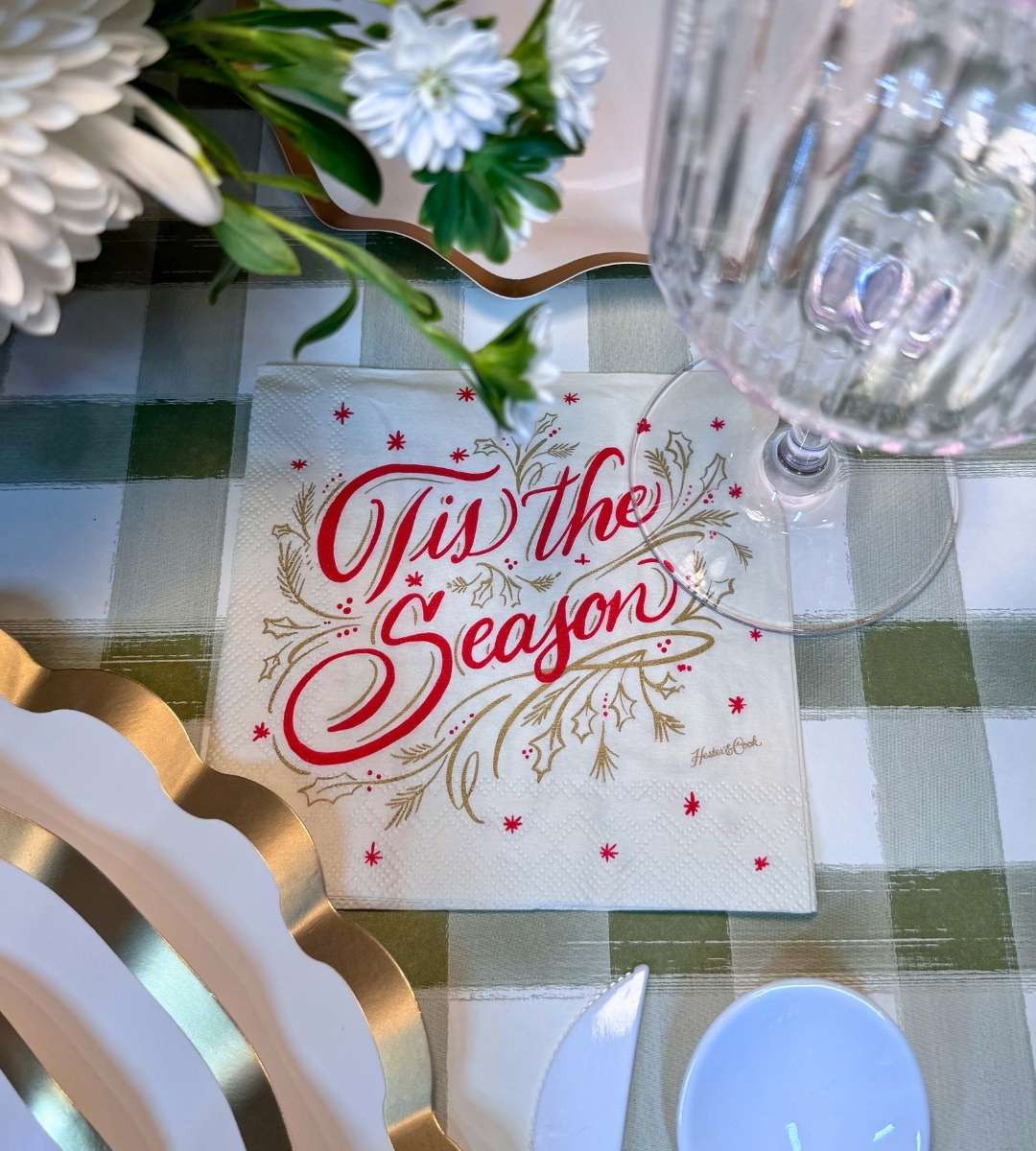 'Tis the Season Table Setting