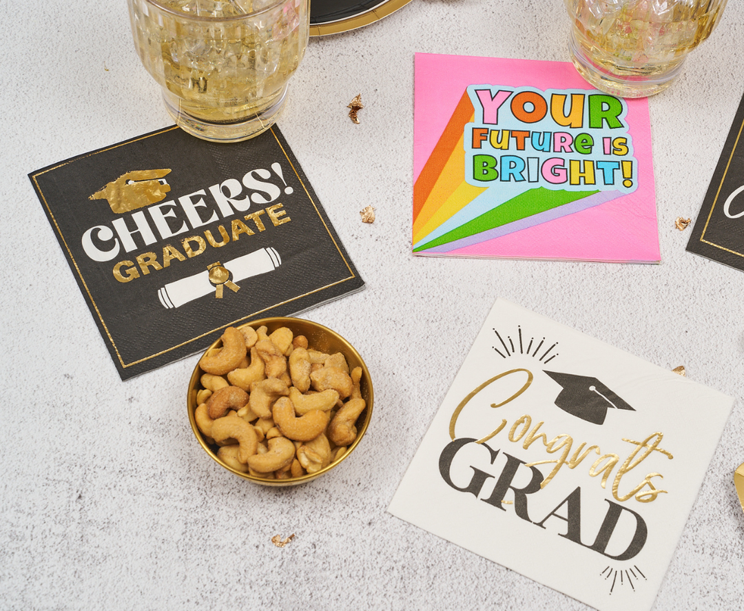 Cheers Graduate Cocktail Napkins /26pk