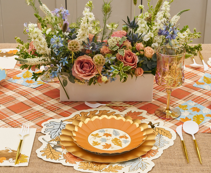 Gilded Harvest Salad Plates/8pk