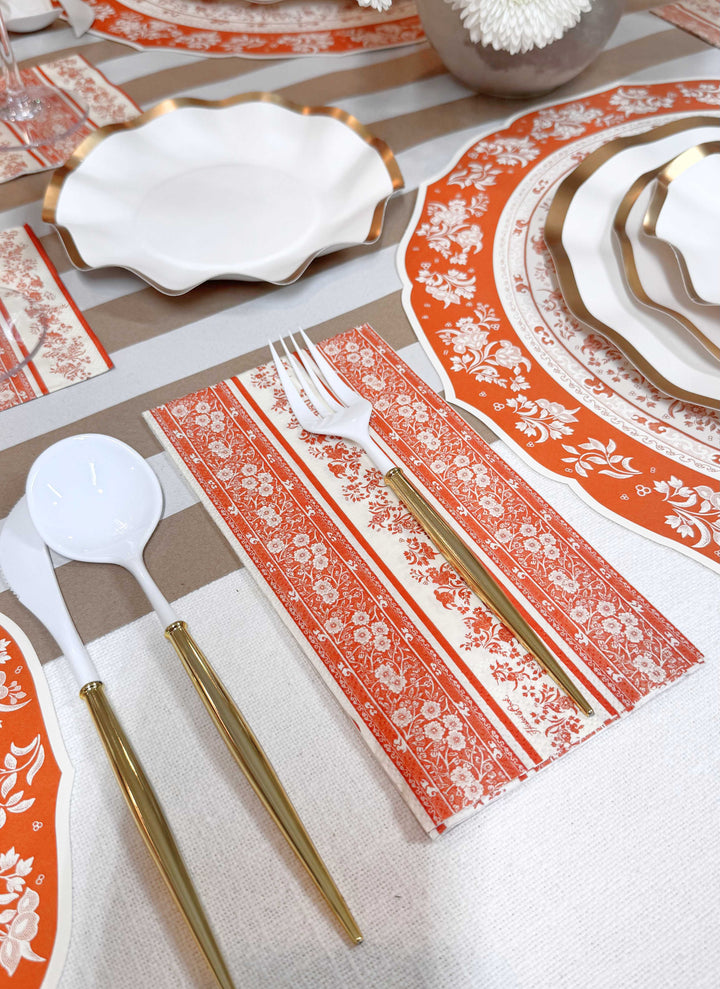 Pumpkin Garden Table Setting