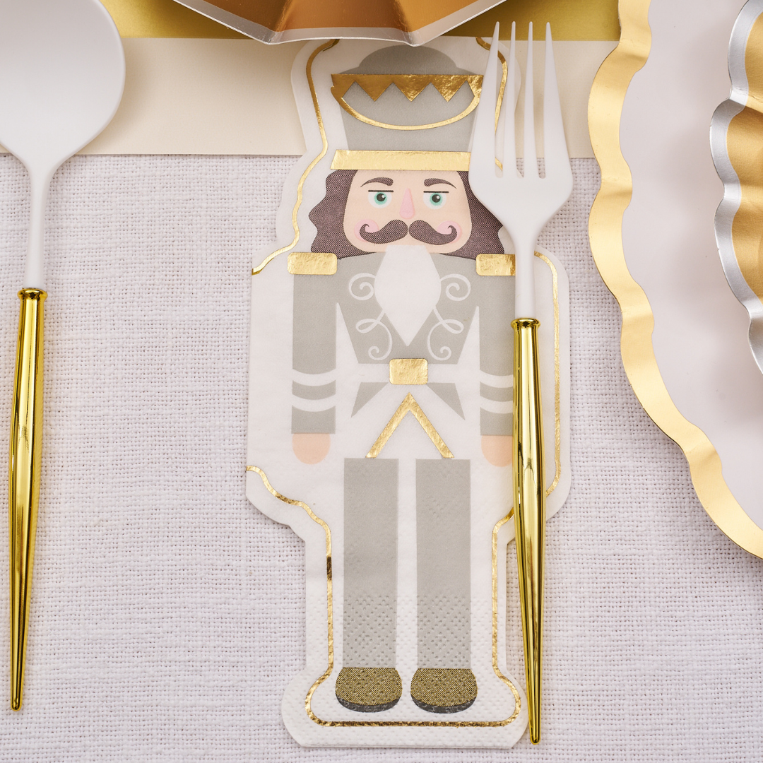 Frosted Nutcracker Table Setting