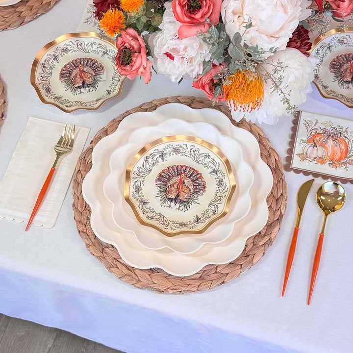 Ivory Harvest Table Setting