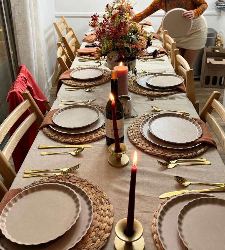 Simply Eco Dinner Plate- Sand/8pkg