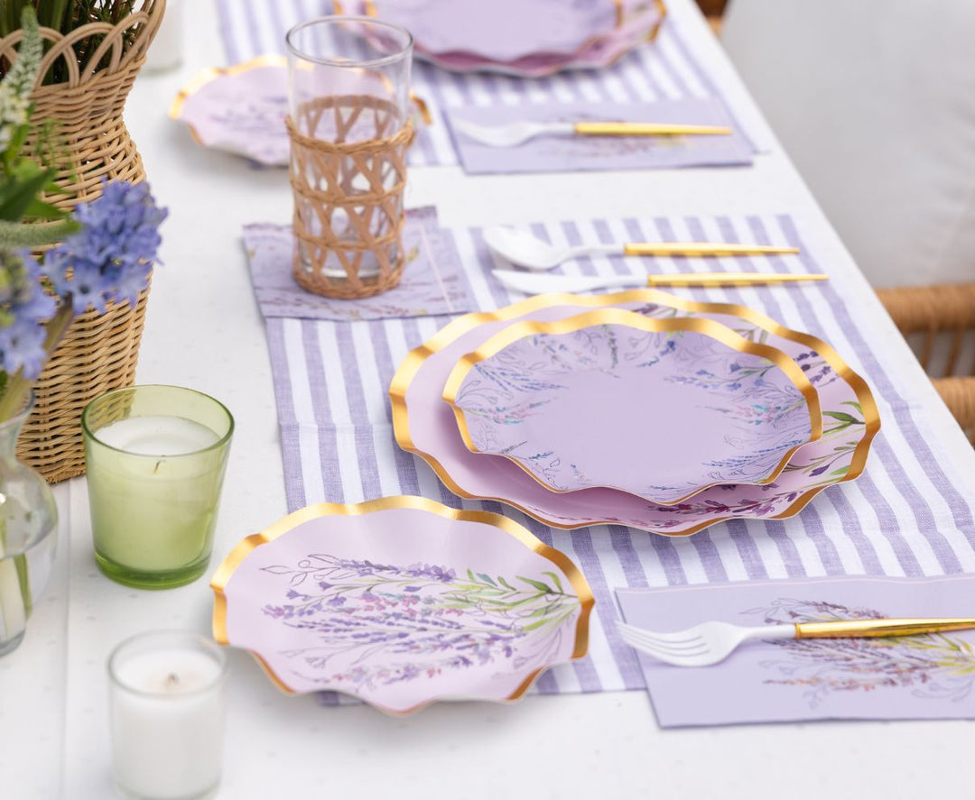 Lavender Fields Salad Plates/8pk