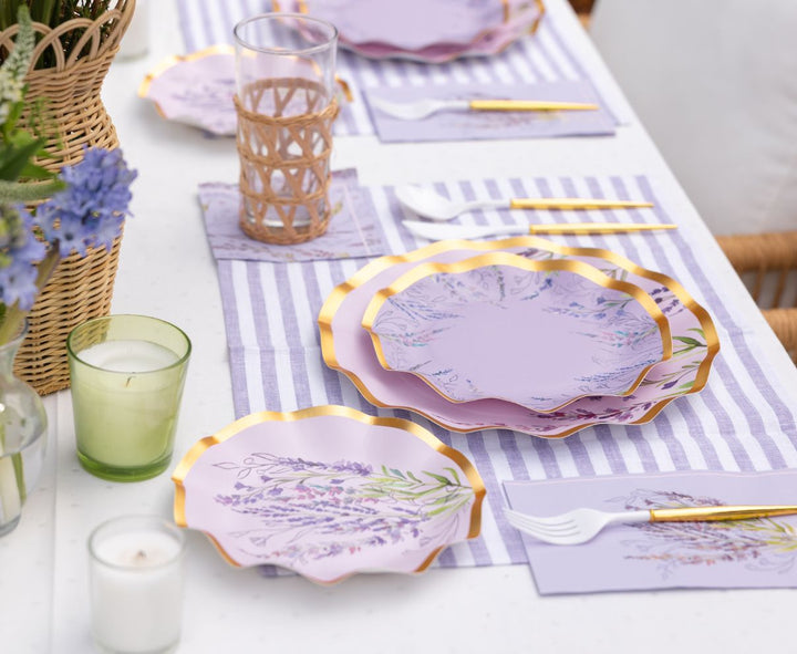 Lavender Fields Salad Plates/8pk