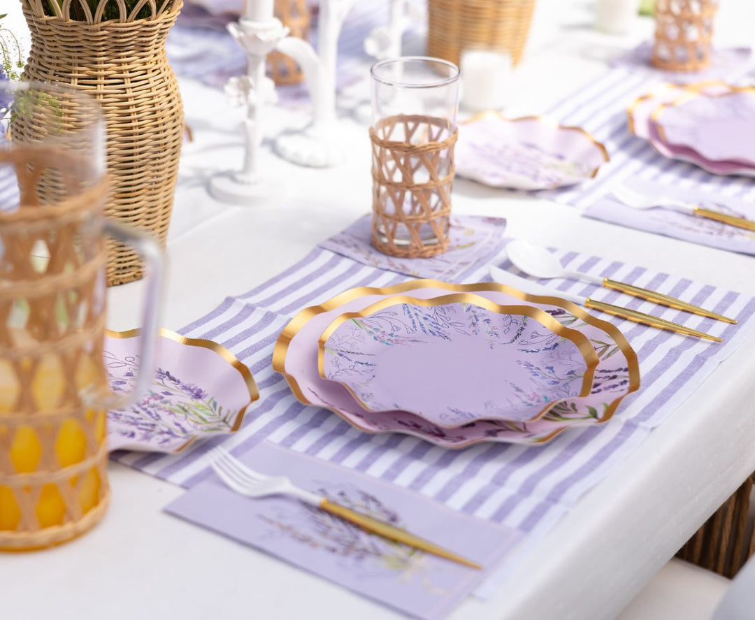 Lavender Fields Salad Plates/8pk