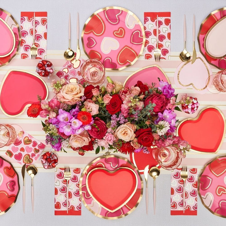 Wavy Dinner Plate Love Notes/8 pkg