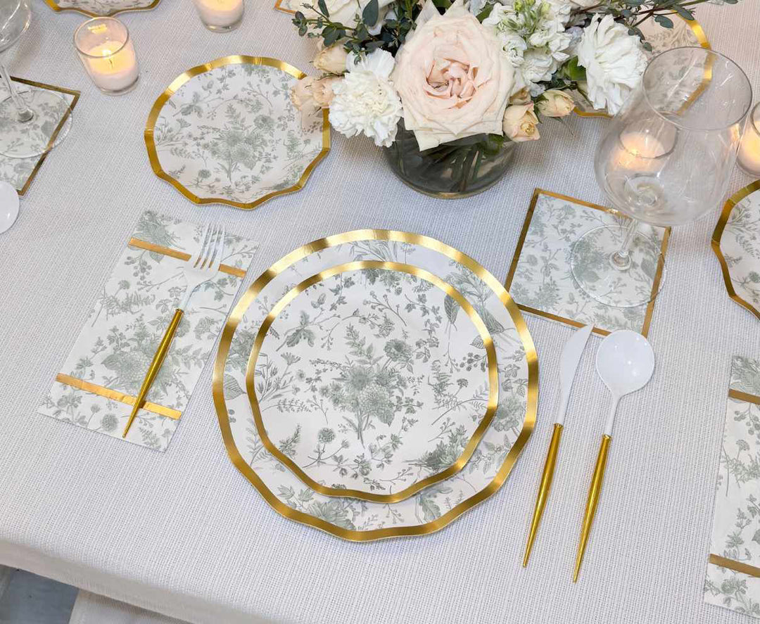 Timeless Table Setting: Sage