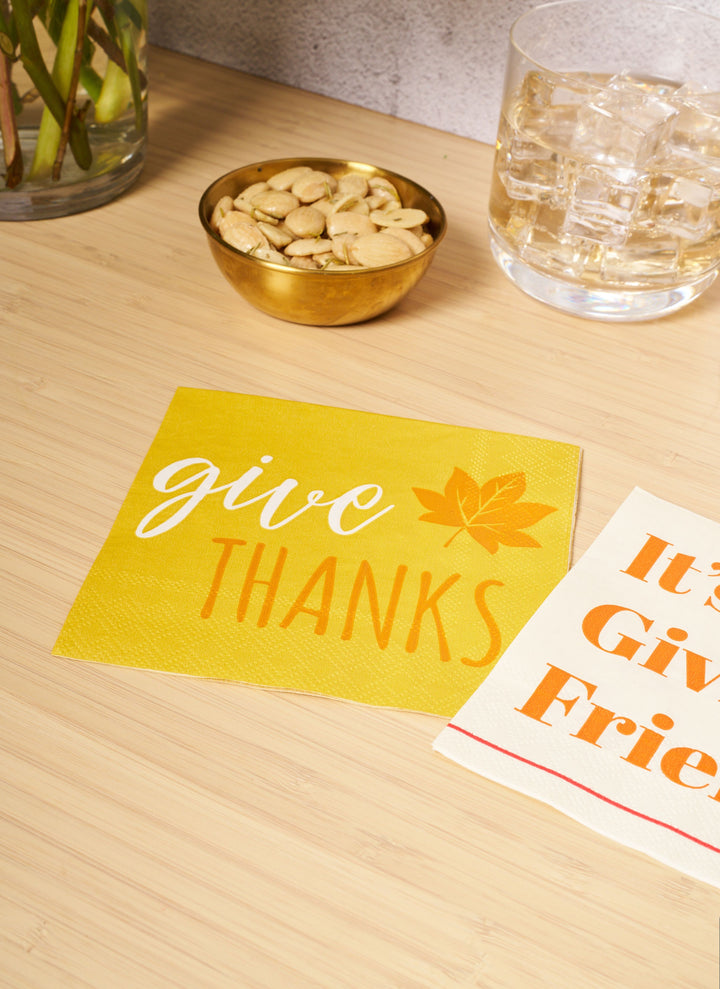 'Give Thanks' Cocktail Napkins/26pk