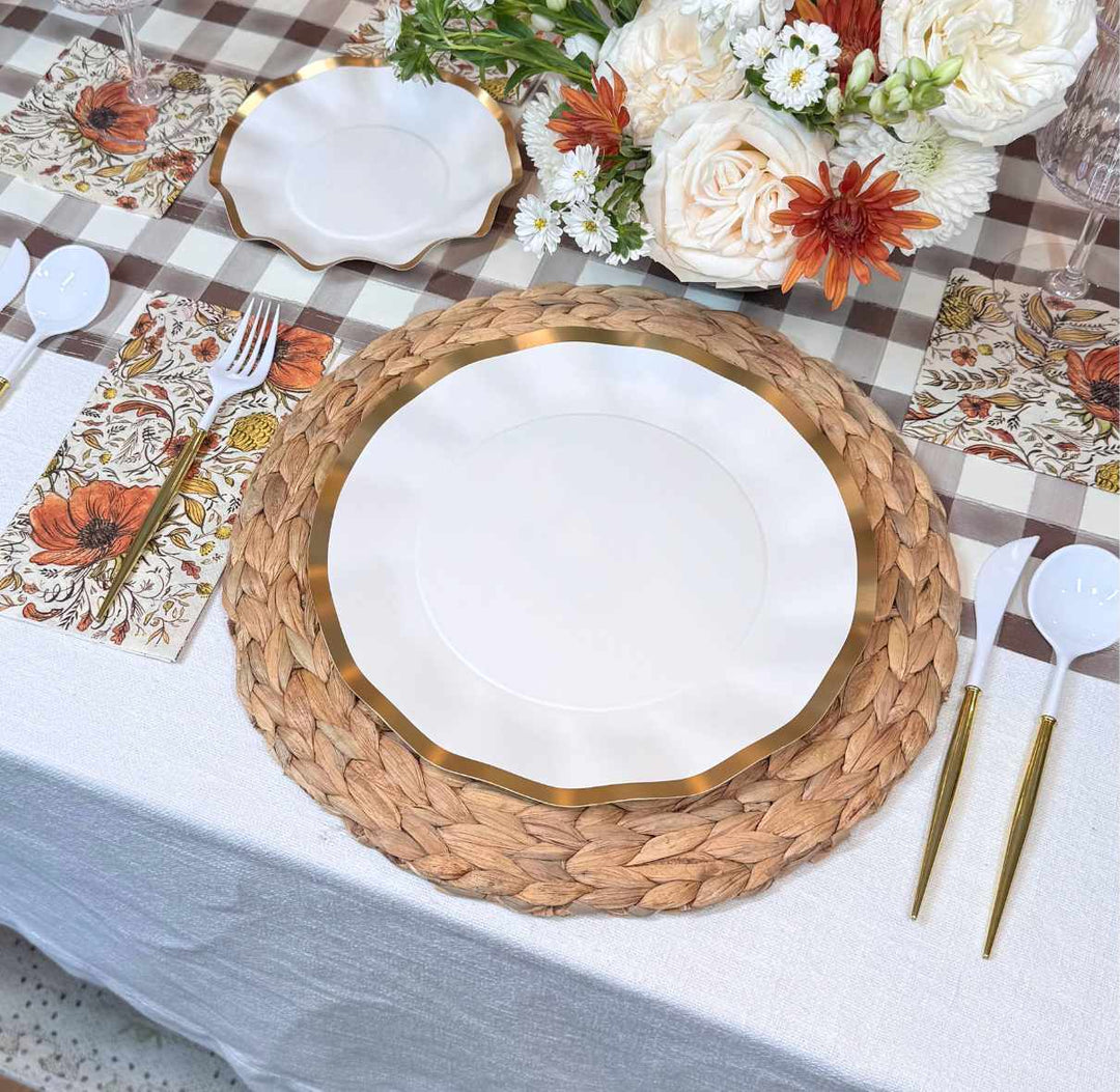 Autumn Blossom Table Setting