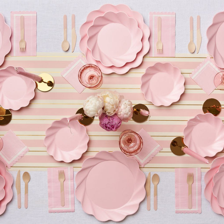 Simply Eco Compostable Table Setting - Blush