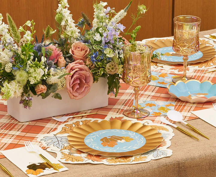 Gilded Harvest Dinner Plates/8pk