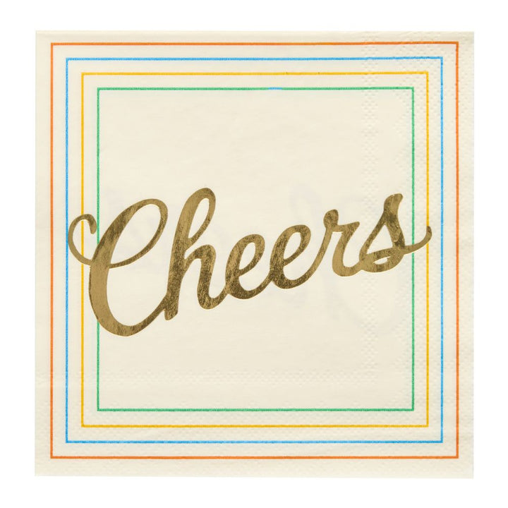 'Cheers' Cocktail Napkins/26pk