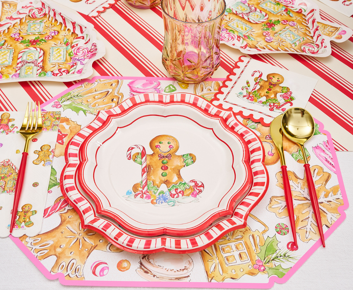 Gingerbread Salad Plates/8pk