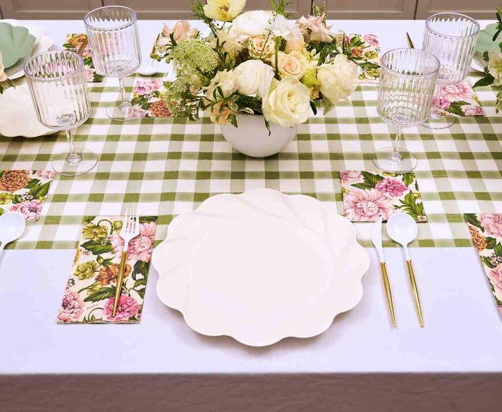 Garden Rose Table Setting