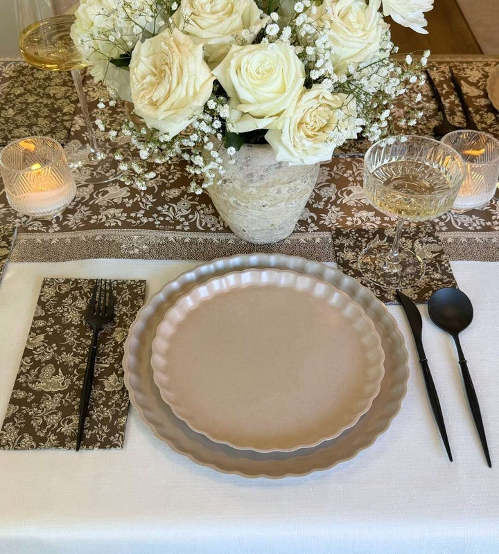 Simply Eco Salad Plate- Sand/8pkg