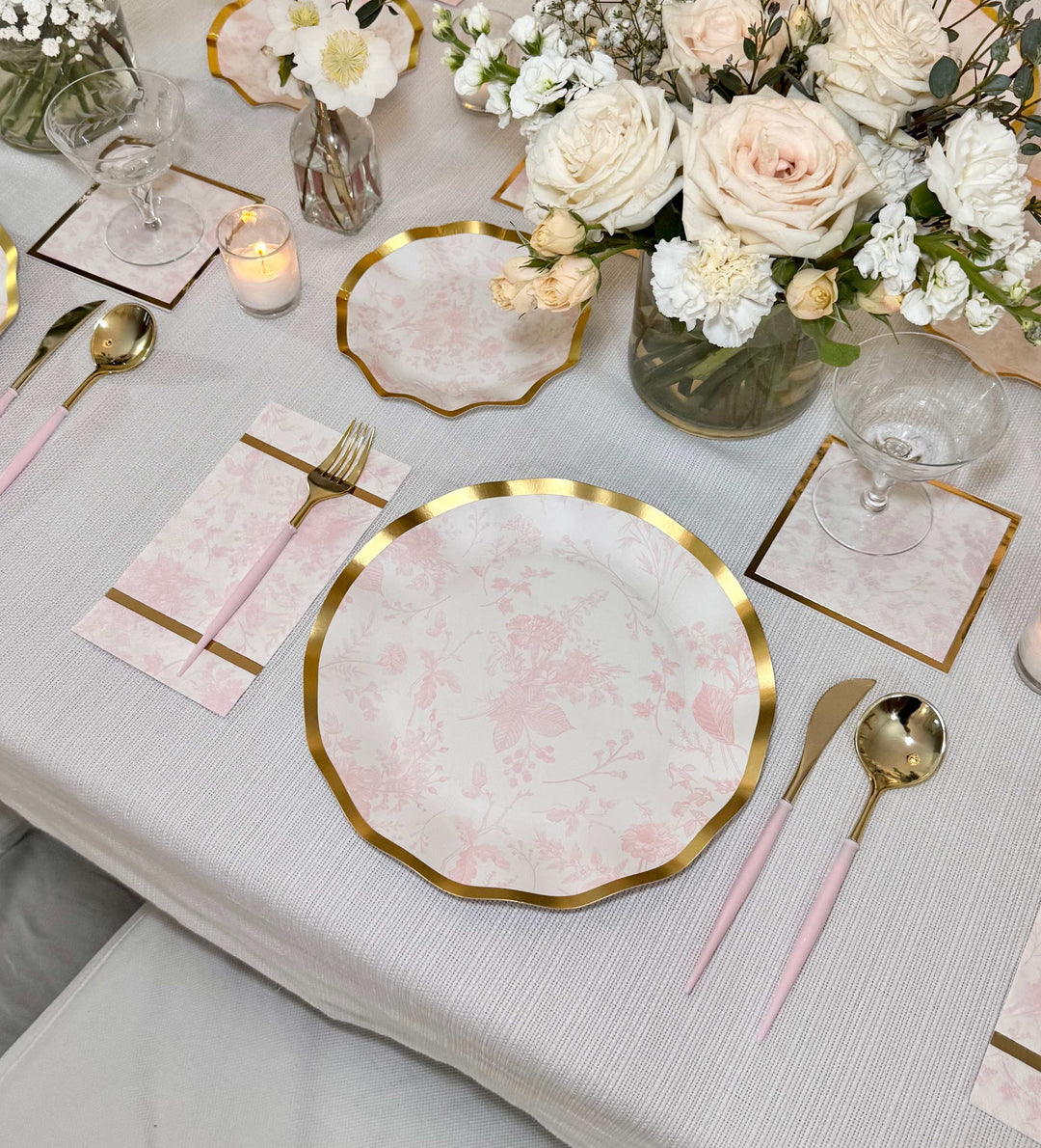 Timeless Table Setting: Blush