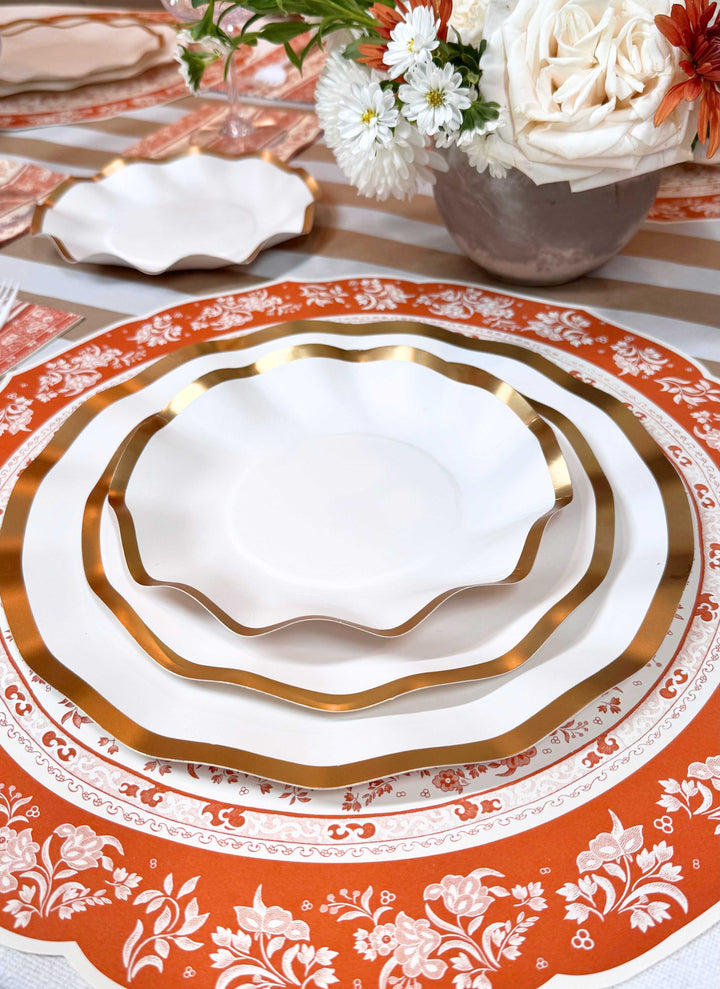 Pumpkin Garden Table Setting