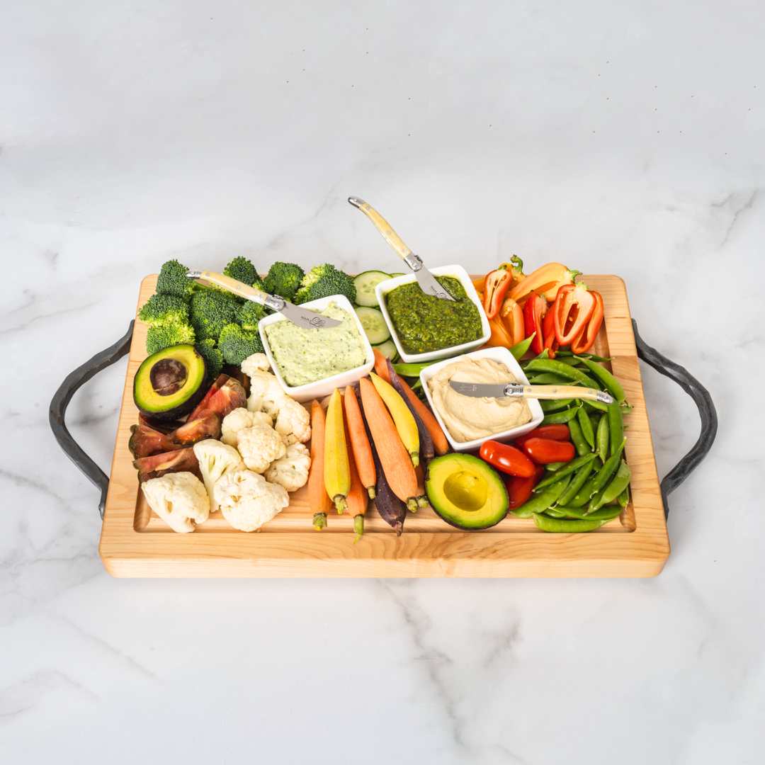 Personalized Maple Wood Cutting + Cheeseboard 20 x 14"