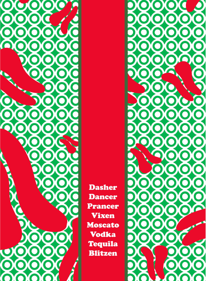 CHRISTMAS Blitzen Dish Towel