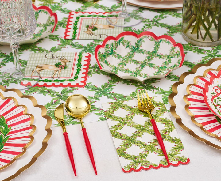 Holly Berry Table Setting