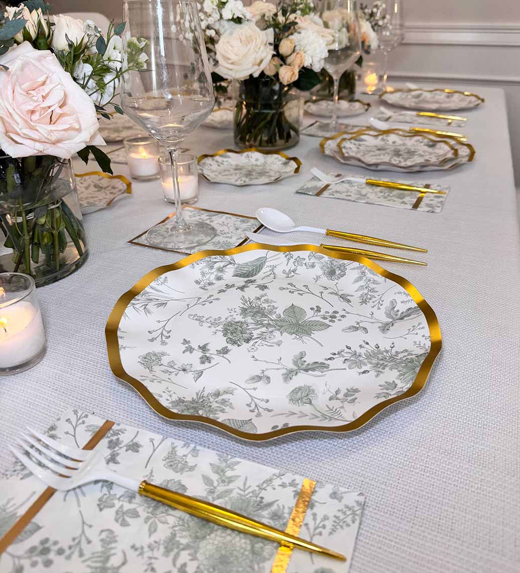 Timeless Table Setting: Sage