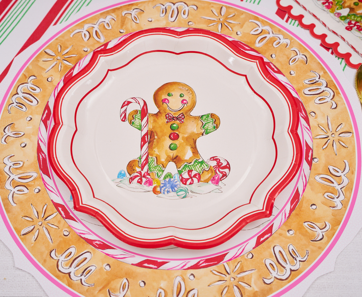 Gingerbread Salad Plates/8pk