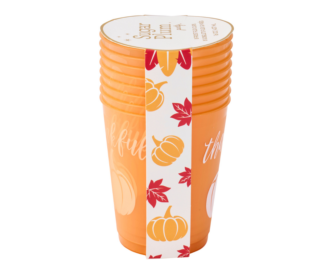 Give Thanks Frost Flex Cups/8pk - Thankful