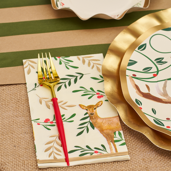Christmas Forest Table Setting