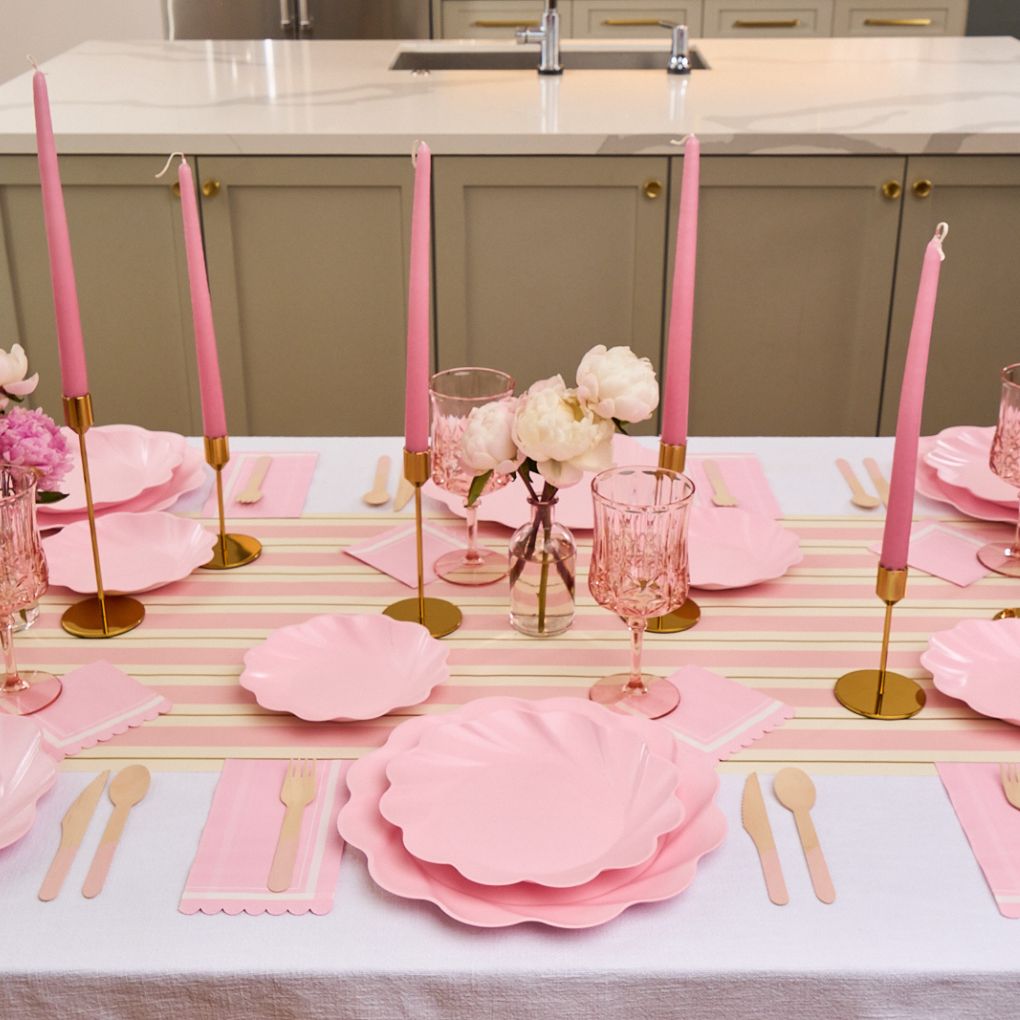 Simply Eco Compostable Table Setting - Blush