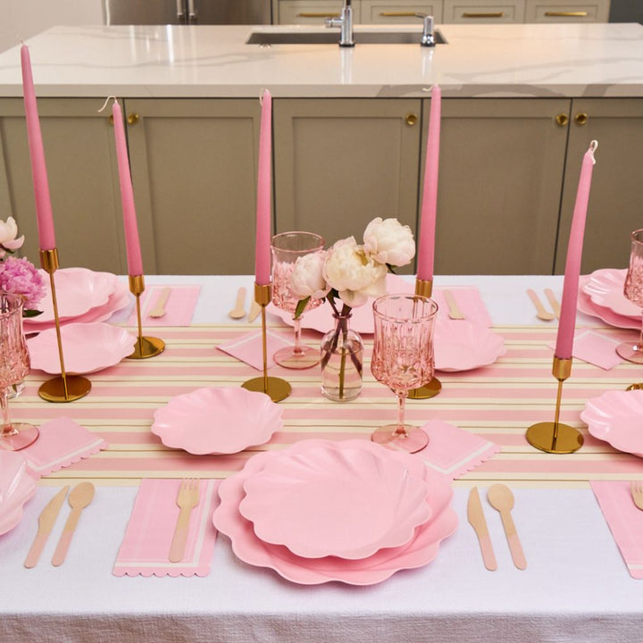Simply Eco Compostable Table Setting - Blush