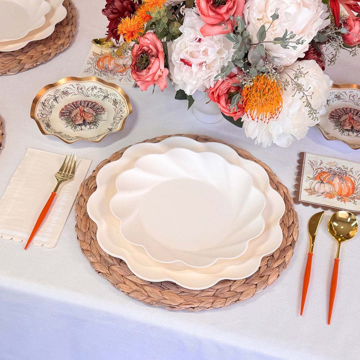 Ivory Harvest Table Setting
