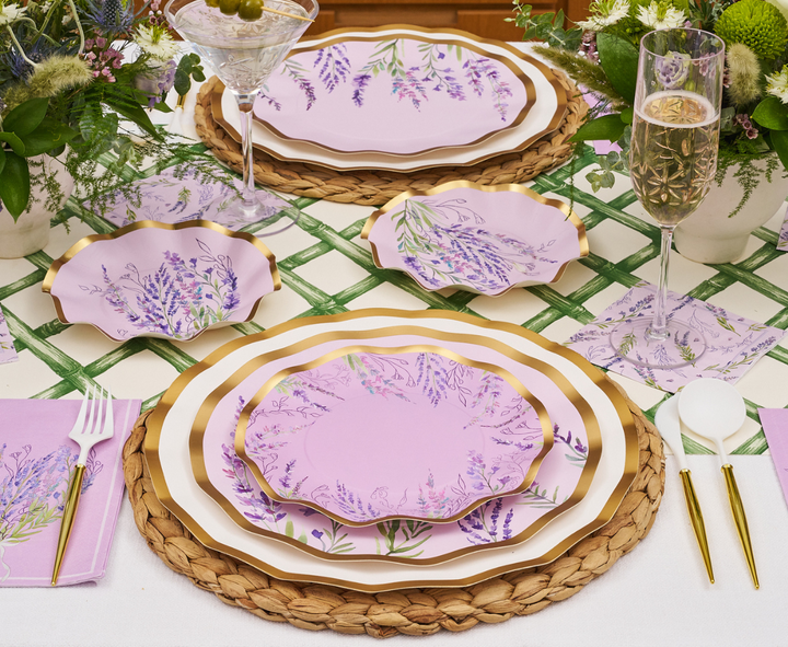 Lavender Fields Salad Plates/8pk