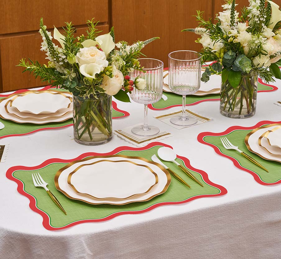 Everyday Chic Table Setting: Sage
