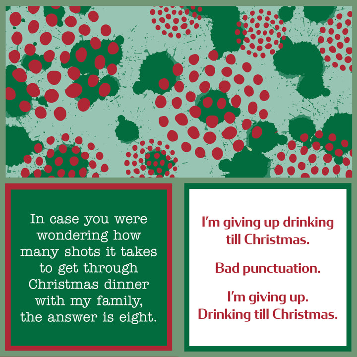 Xmas Giving Up Napkin