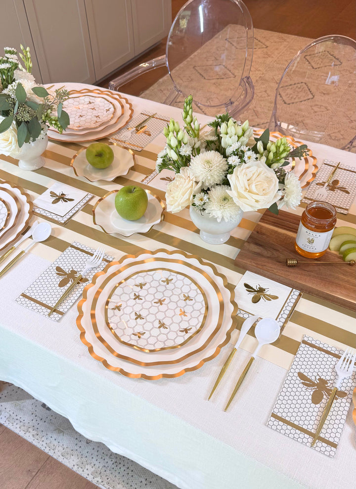 Gilded Honey Table Setting