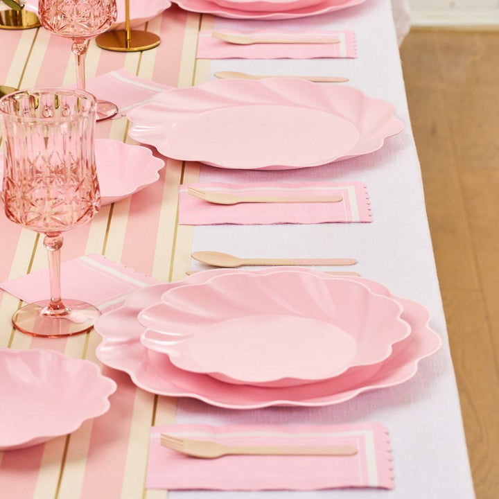 Simply Eco Compostable Table Setting - Blush