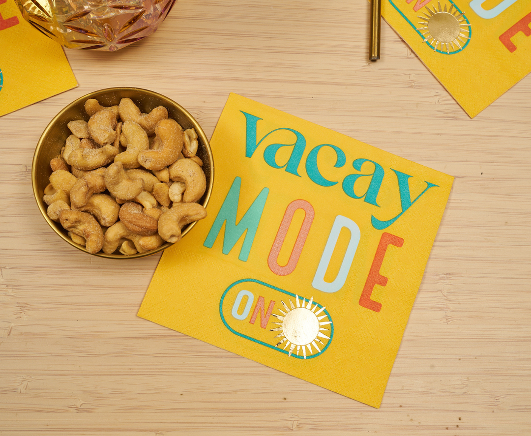 Vacay mode On Cocktail Napkins /26pk