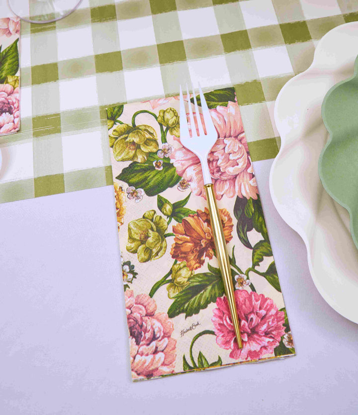 Garden Rose Guest Towels - Pack of 16